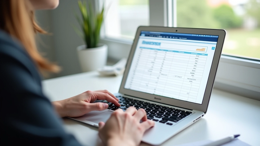 Feuille de calcul avec les dates de paie et prélèvements automatiques marqués en couleur